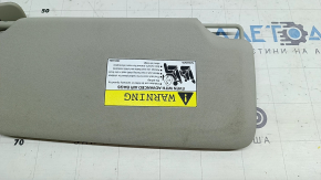 Right sun visor Volvo XC90 16-26 gray with backlight, without hook, dry cleanable