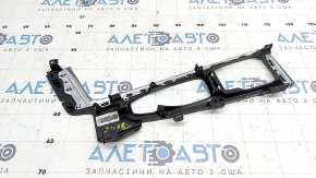Upper center console trim Volvo XC90 16-22 T5, T6, gloss black, scratches