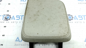 Volvo XC90 16-23 center console armrest type 1, gray leather, with bracket, dry cleanable