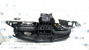 Front dashboard with AIRBAG Volvo XC90 16-25 for simple projection, gray with black, for dry cleaning