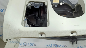 Front dashboard with AIRBAG Volvo XC90 16-25 for simple projection, gray with black, for dry cleaning