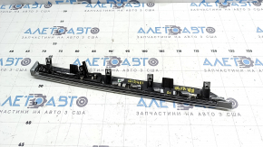 Right front panel trim Volvo XC90 16-25, wood finish, glossy, with backlight, scratches
