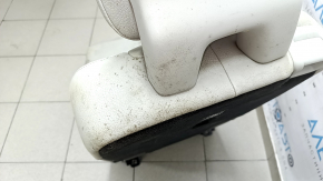 Rear seat right 2nd row Volvo XC90 16-22 gray leather for 3 rows, dry cleanable, rusty frame
