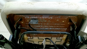 Left rear seat, 2nd row, Volvo XC90 16-22, grey leather for 3rd row, dry-cleanable, rusty frame