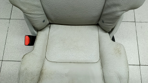 Left rear seat, 2nd row, Volvo XC90 16-22, grey leather for 3rd row, dry-cleanable, rusty frame