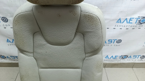 Left rear seat, 2nd row, Volvo XC90 16-22, grey leather for 3rd row, dry-cleanable, rusty frame