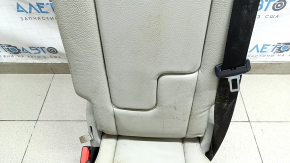 Rear center seat 2nd row Volvo XC90 16-25 gray leather for 3rd row, with belt and armrest, dry-cleanable, dents, rusty frame