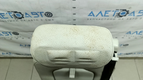 Rear center seat 2nd row Volvo XC90 16-25 gray leather for 3rd row, with belt and armrest, dry-cleanable, dents, rusty frame