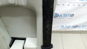 Rear center seat 2nd row Volvo XC90 16-25 gray leather for 3rd row, with belt and armrest, dry-cleanable, dents, rusty frame
