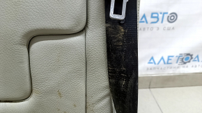 Rear center seat 2nd row Volvo XC90 16-25 gray leather for 3rd row, with belt and armrest, dry-cleanable, dents, rusty frame