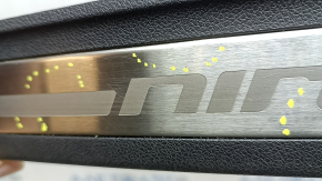 Front left outer threshold plate Kia Niro 17-22 chrome, scratches on chrome