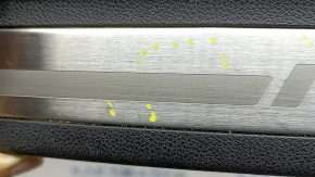 Front left outer threshold plate Kia Niro 17-22 chrome, scratches on chrome