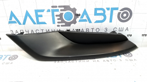 Left front bumper cover for Mazda 3 19-24 4D, gloss black, Mexico built