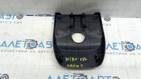 Interior mirror cover for Kia Niro 17-22, black, 2 parts, scratches, abrasions