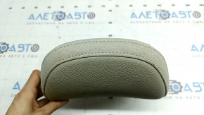 Front left headrest Volvo XC90 16-26, grey leather, dry-cleanable
