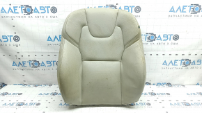 Volvo XC90 16-17 passenger seat back upholstery, grey leather, heated, dry cleanable