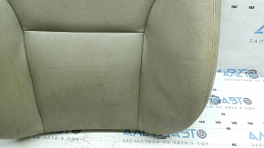 Volvo XC90 16-17 passenger seat back upholstery, grey leather, heated, dry cleanable