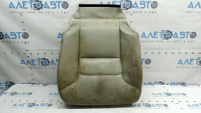 Volvo XC90 16-17 driver's seat cushion upholstery, grey leather, heated, dry cleanable, worn