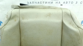 Volvo XC90 16-17 driver's seat cushion upholstery, grey leather, heated, dry cleanable, worn