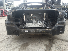 Rear panel BMW 5 G30 17-23 2 parts, on the body, graphite