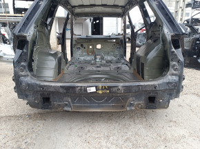 Rear panel VW Tiguan 18-24 2 parts, on the body, black