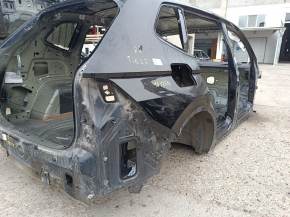 Quarter wing rear right VW Tiguan 18-24 long, on the body, black