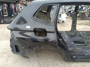 Quarter wing rear right VW Tiguan 18-24 long, on the body, black