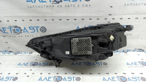 Front right headlight assembly for Audi Q5 80A 21-25 LED, needs polishing, scratches, yellowing LED