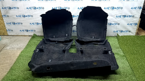 Floor covering for Kia Niro 17-22 HEV, PHEV, black, without platform, for dry cleaning