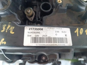 BMW 5 G30 17-20 B46B20B 2.0t RWD 105kW engine, water damage, seized, for parts