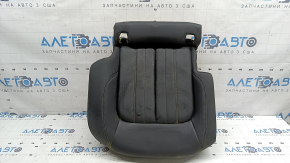 Rear seat cushion upholstery, 2nd row, right, Audi Q5 80A 21-25, black leather, dry-cleanable