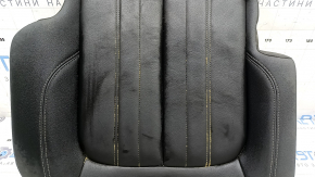 Rear seat cushion upholstery, 2nd row, right, Audi Q5 80A 21-25, black leather, dry-cleanable