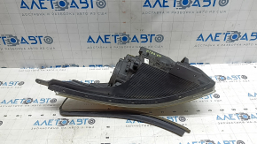 Front right headlight assembly Kia Niro 17-19 HEV, PHEV xenon, halogen turn signal + LED DRL, with bracket, needs polishing, cobwebs, sand, scratches, seal peeled off