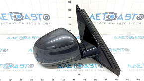 Right side mirror assembly BMW X5 G05 19-23 5 pins, turn signal, heating, memory, BSM, graphite