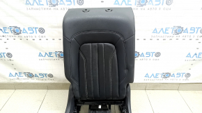 Backrest of the rear row of seats, 2nd row, right, Audi Q5 80A 21-25, black leather, mechanical, with a lower frame, dry-cleanable rear side