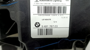 Front left headlight complete BMW X5 G05 19-23 LED, without fastening, scratch, needs polishing
