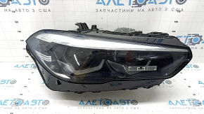 Front right headlight complete BMW X5 G05 19-23 LED, without fastening, for polishing