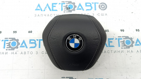 Airbag in the driver's steering wheel BMW X5 G05 19-26 black leather
