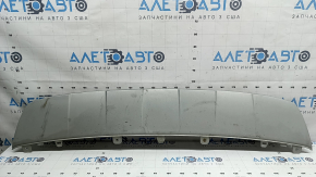 Front bumper lip trim for Audi Q5 80A 21-25, grey, scratches, chips, broken fasteners, cracked