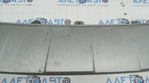 Front bumper lip trim for Audi Q5 80A 21-25, grey, scratches, chips, broken fasteners, cracked
