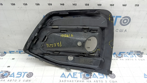 Right front bumper grille Audi Q5 80A 21-25 with chrome, matte black, broken fasteners, cracked