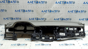 Torpedo front panel with AIRBAG Kia Niro 17-19 HEV, PHEV light gray, under the central speaker