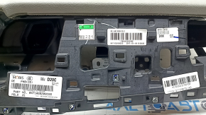 Torpedo front panel with AIRBAG Kia Niro 17-19 HEV, PHEV light gray, under the central speaker