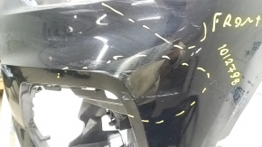 Bare front bumper Audi Q5 80A 21-25 without Park Assist and headlight washers, without tow hook cap, black, worn