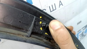 Rear right wing arch trim for Audi Q5 80A 18-25 black, broken fasteners, broken guide