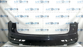 Bare rear bumper, upper part, Audi Q5 80A 21-25, for parking sensors, black, worn