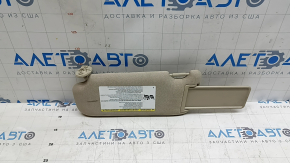 Right visor Toyota Camry v70 21-24 beige, dry cleanable
