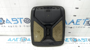 Front light for BMW X5 G05 19-22 for panoramic lights, black, without cover, sooty