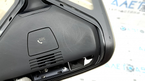 Front light for BMW X5 G05 19-22 for panoramic lights, black, without cover, sooty