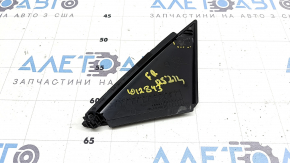Molding door corner outer front right Audi Q5 80A 18-25 black gloss, scratches, broken fastener